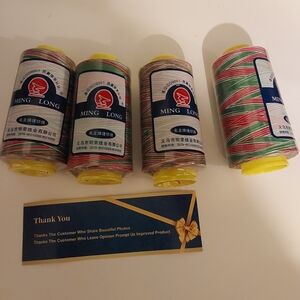 4 cones 3000 yards all purpose thread for sewing machine (346)